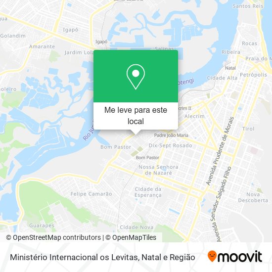 Ministério Internacional os Levitas mapa