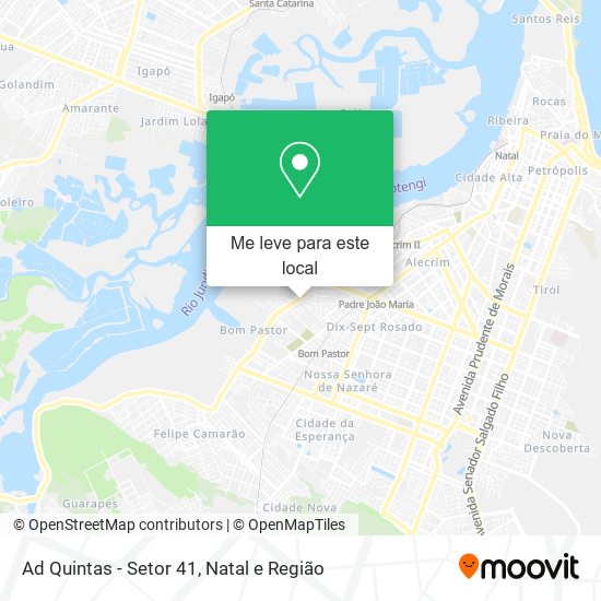 Ad Quintas - Setor 41 mapa