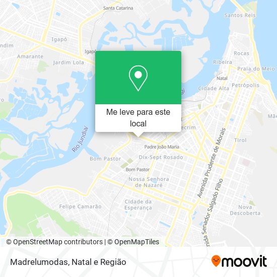 Madrelumodas mapa
