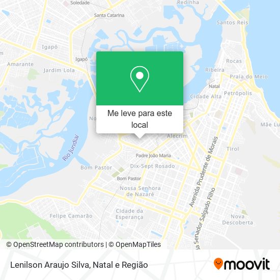 Lenilson Araujo Silva mapa