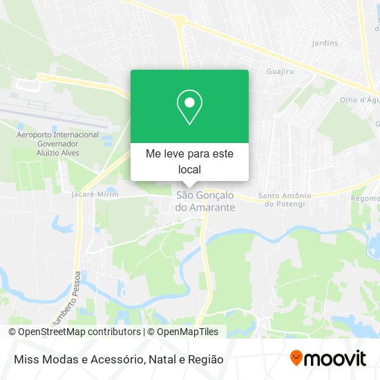 Miss Modas e Acessório mapa