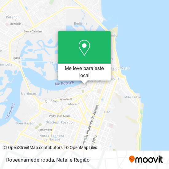 Roseanamedeirosda mapa