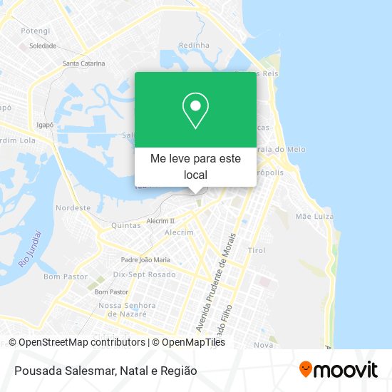 Pousada Salesmar mapa