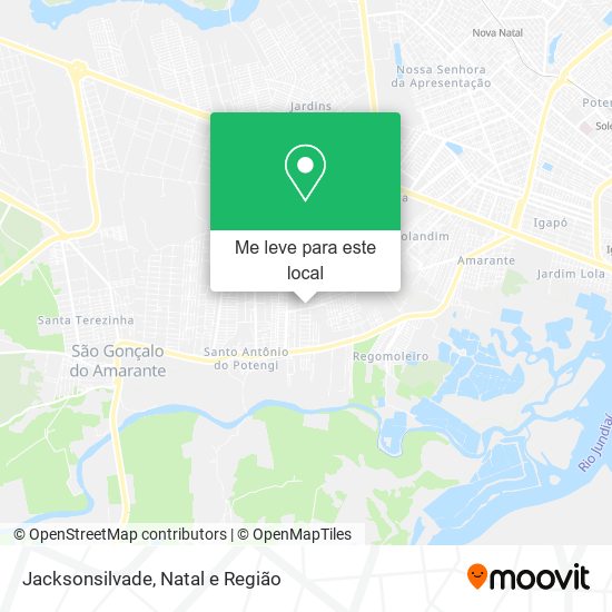Jacksonsilvade mapa