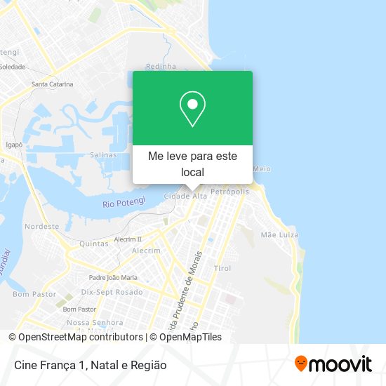 Cine França 1 mapa