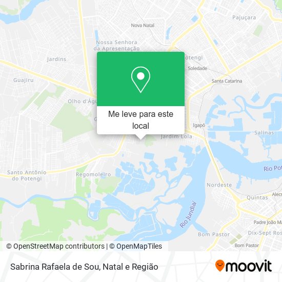 Sabrina Rafaela de Sou mapa