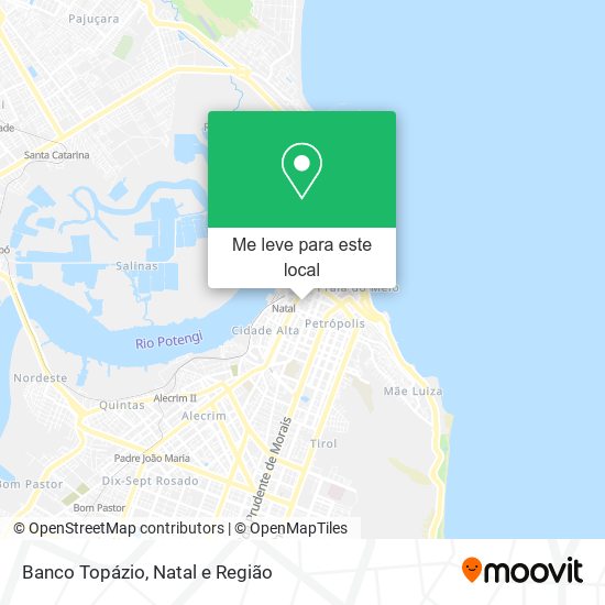 Banco Topázio mapa
