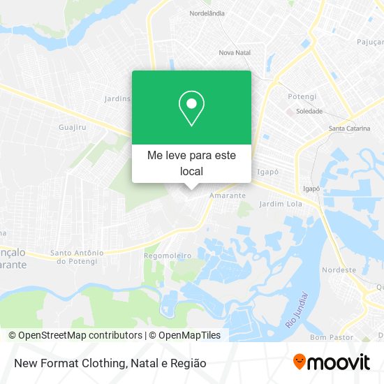 New Format Clothing mapa