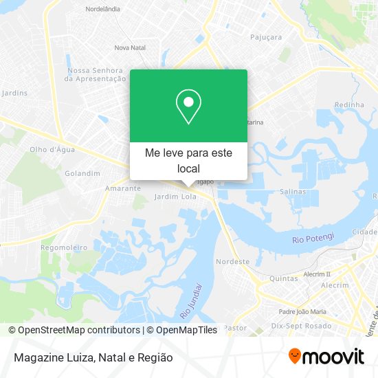 Magazine Luiza mapa