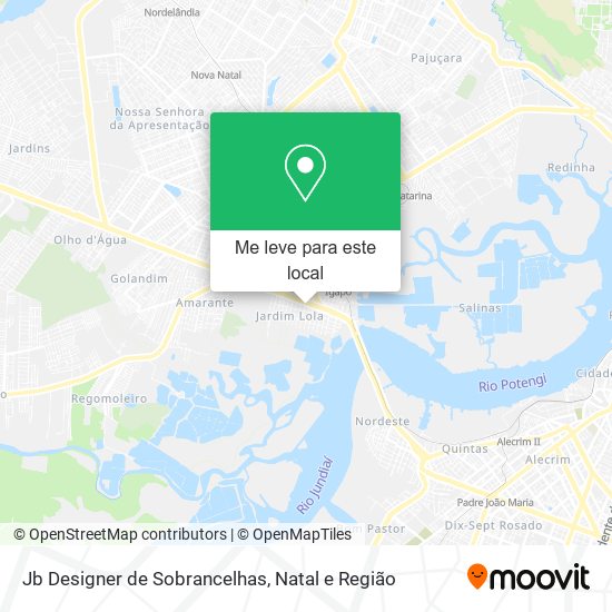 Jb Designer de Sobrancelhas mapa