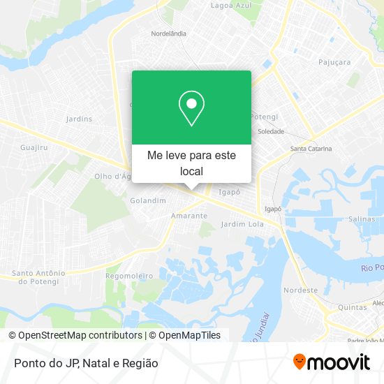 Ponto do JP mapa