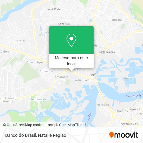 Banco do Brasil mapa