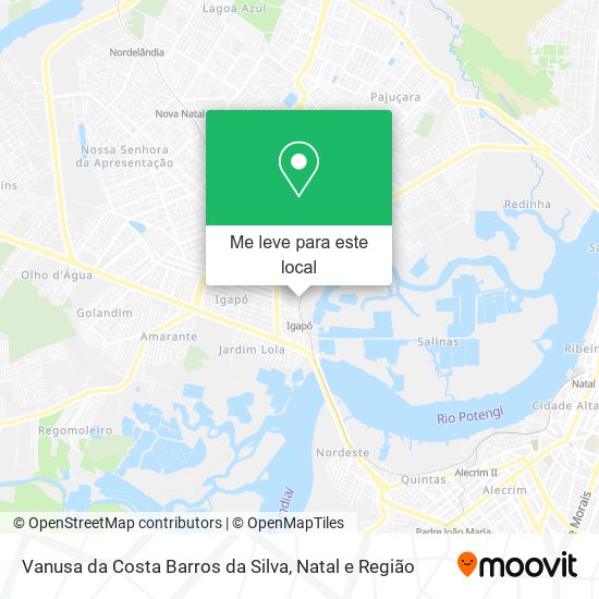 Vanusa da Costa Barros da Silva mapa