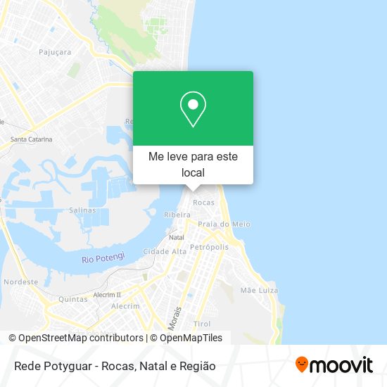 Rede Potyguar - Rocas mapa