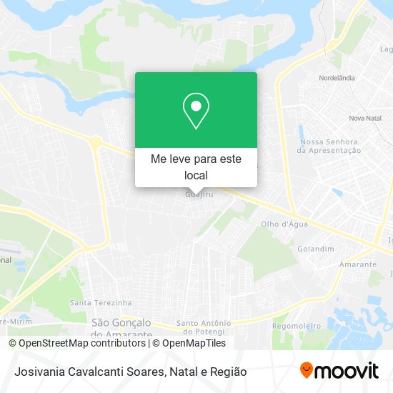 Josivania Cavalcanti Soares mapa