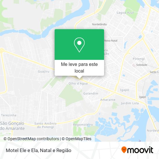 Motel Ele e Ela mapa