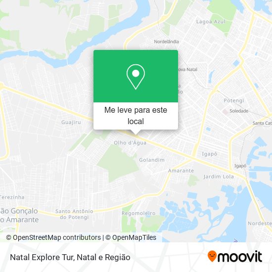 Natal Explore Tur mapa