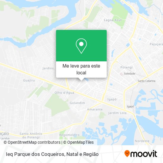 Ieq Parque dos Coqueiros mapa