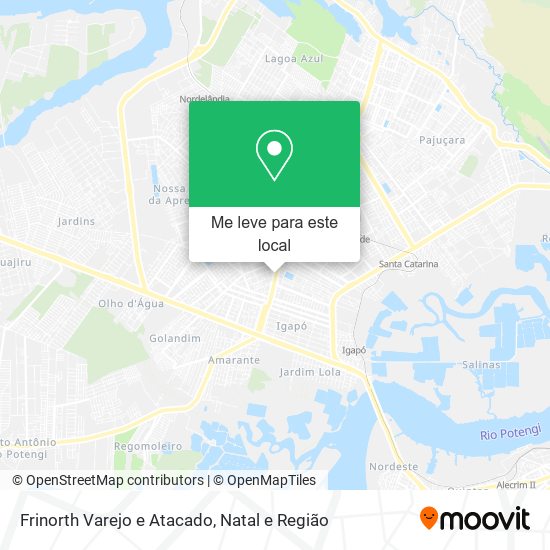 Frinorth Varejo e Atacado mapa