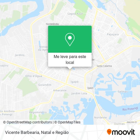 Vicente Barbearia mapa