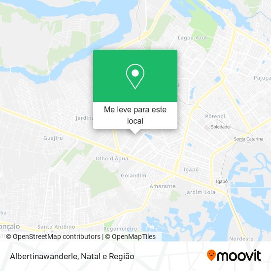 Albertinawanderle mapa