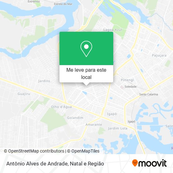 Antônio Alves de Andrade mapa