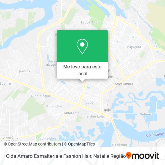 Cida Amaro Esmalteria e Fashion Hair mapa