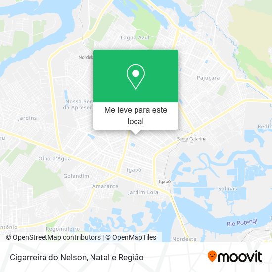 Cigarreira do Nelson mapa