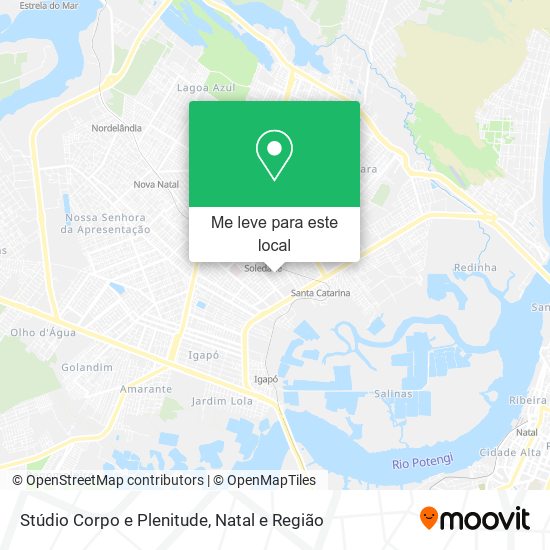 Stúdio Corpo e Plenitude mapa