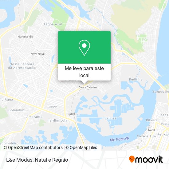 L&e Modas mapa