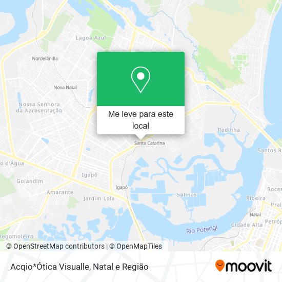Acqio*Ótica Visualle mapa