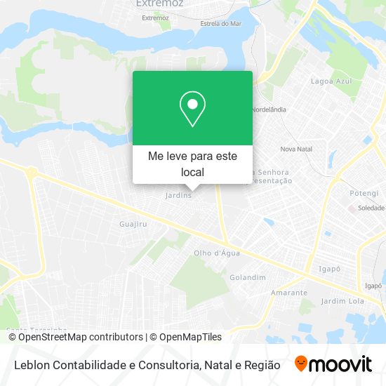 Leblon Contabilidade e Consultoria mapa