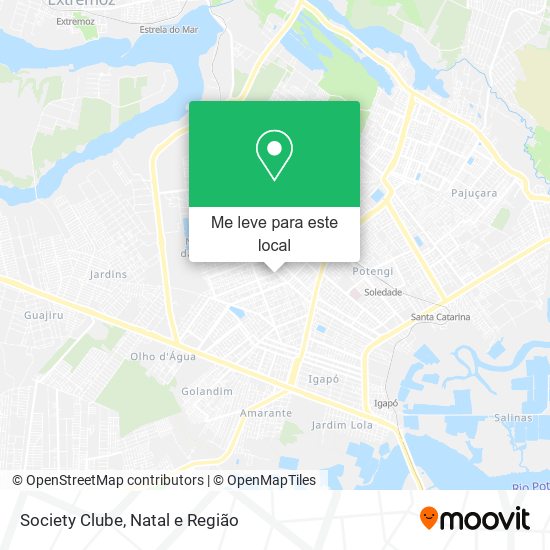 Society Clube mapa