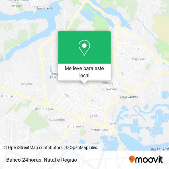 Banco 24horas mapa