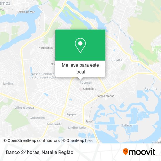 Banco 24horas mapa