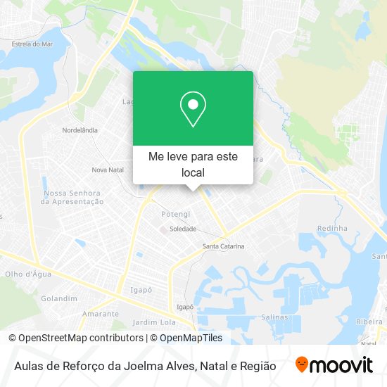 Aulas de Reforço da Joelma Alves mapa