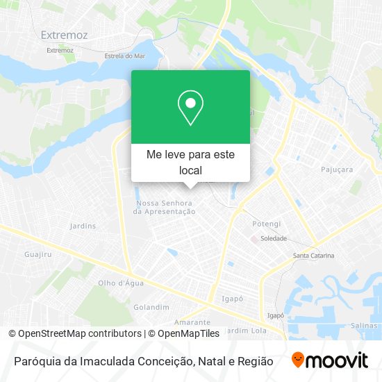 Paróquia da Imaculada Conceição mapa