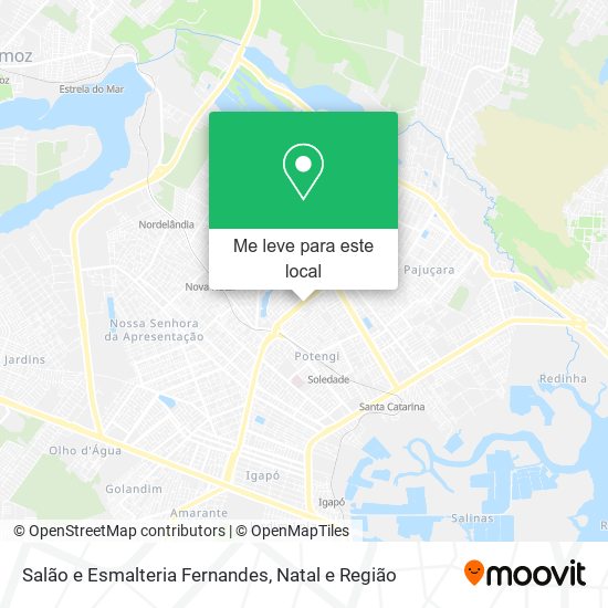 Salão e Esmalteria Fernandes mapa