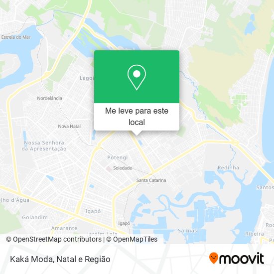 Kaká Moda mapa