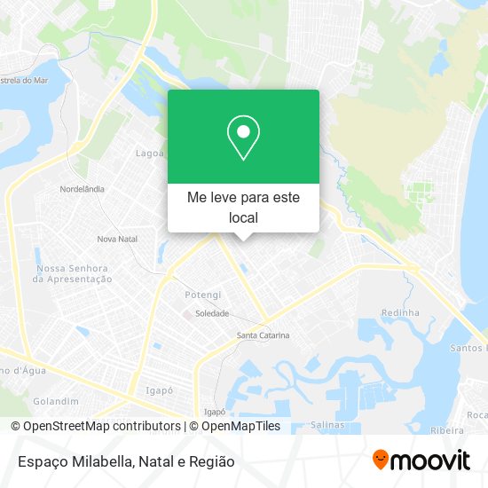 Espaço Milabella mapa