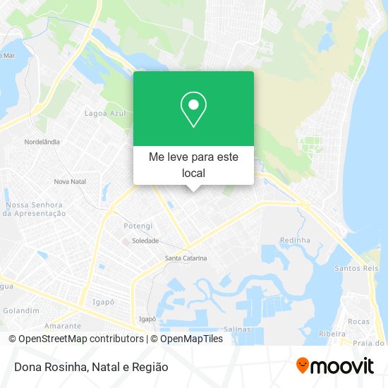 Dona Rosinha mapa