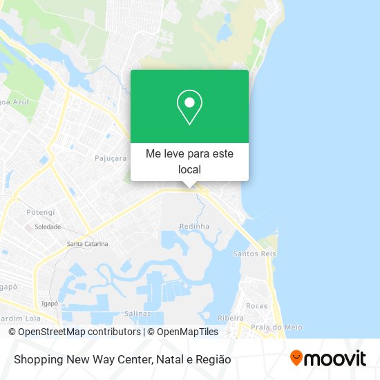 Shopping New Way Center mapa