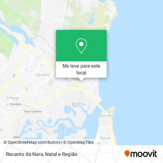 Recanto da Nara mapa