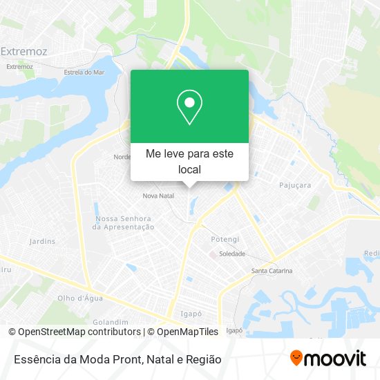 Essência da Moda Pront mapa