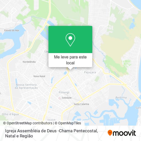 Igreja Assembléia de Deus -Chama Pentecostal mapa