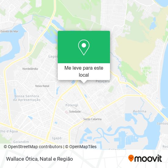 Wallace Ótica mapa