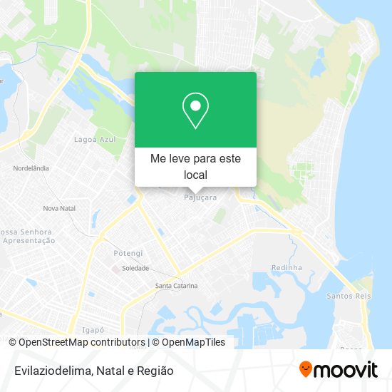 Evilaziodelima mapa