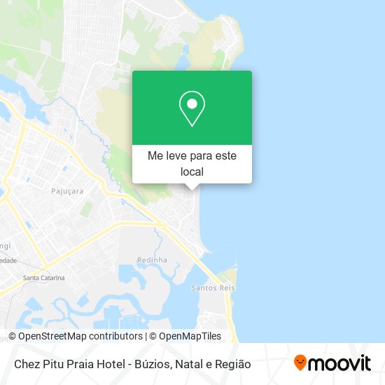 Chez Pitu Praia Hotel - Búzios mapa