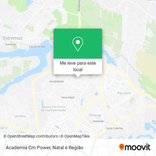 Academia Cm Power mapa