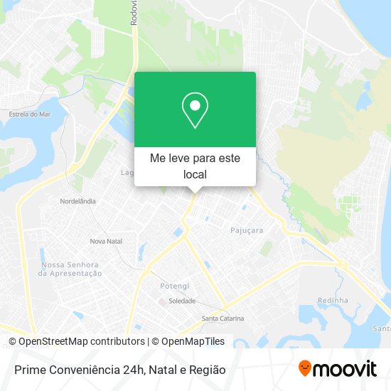 Prime Conveniência 24h mapa